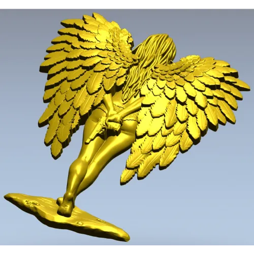 Крылатая стражница - 3D модель STL для ЧПУ