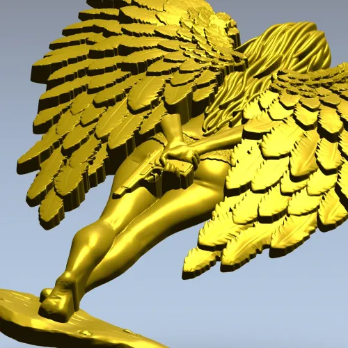 Крылатая стражница - 3D модель STL для ЧПУ