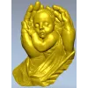 Бережные руки - 3D модель STL для ЧПУ, барельеф младенца в ладонях