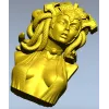 Бюст Медузы Горгоны - 3D модель STL для ЧПУ