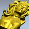 Бюст Медузы Горгоны - 3D модель STL для ЧПУ