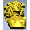 Бюст Медузы Горгоны - 3D модель STL для ЧПУ