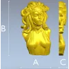 Бюст Медузы Горгоны - 3D модель STL для ЧПУ