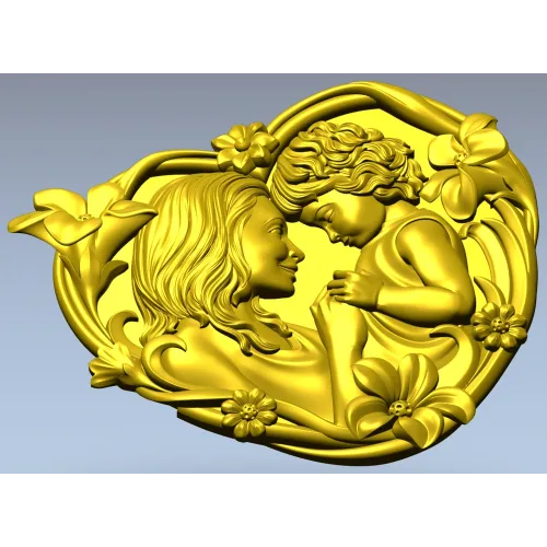 Материнская любовь - 3D модель STL для ЧПУ