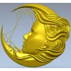 Лунная дама - 3D модель в формате STL для ЧПУ