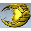 Лунная дама - 3D модель в формате STL для ЧПУ