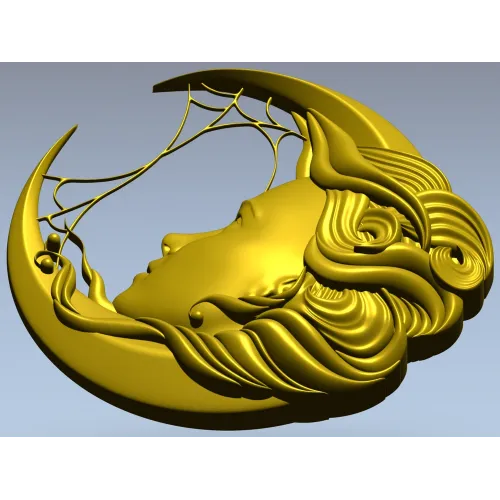 Лунная дама - 3D модель в формате STL для ЧПУ