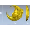 Лунная дама - 3D модель в формате STL для ЧПУ