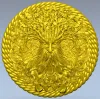 3D модель STL "Древесный страж" - рельефный медальон для ЧПУ