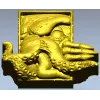Kraken Embrace - octopus relief STL 3D model for CNC