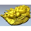 Fruit Basket Relief STL for CNC