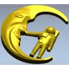 Лунный поцелуй - 3D модель (STL) для ЧПУ