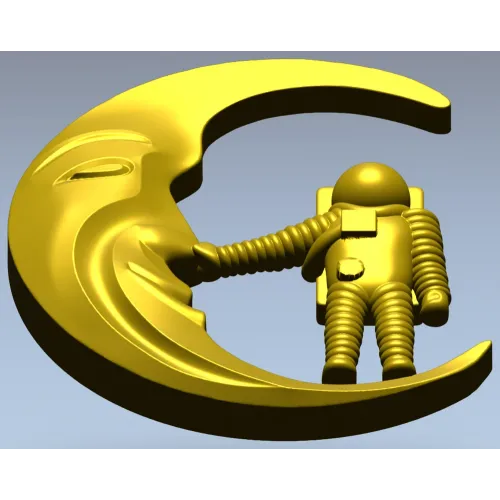 Лунный поцелуй - 3D модель (STL) для ЧПУ