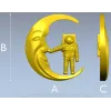Лунный поцелуй - 3D модель (STL) для ЧПУ