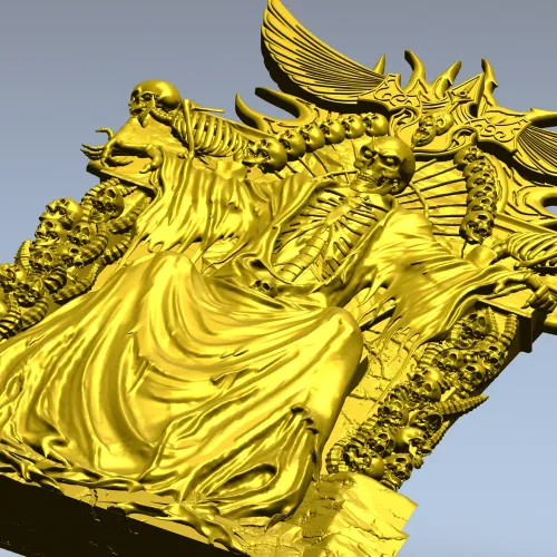 Трон Владыки Костей - 3D модель STL для ЧПУ