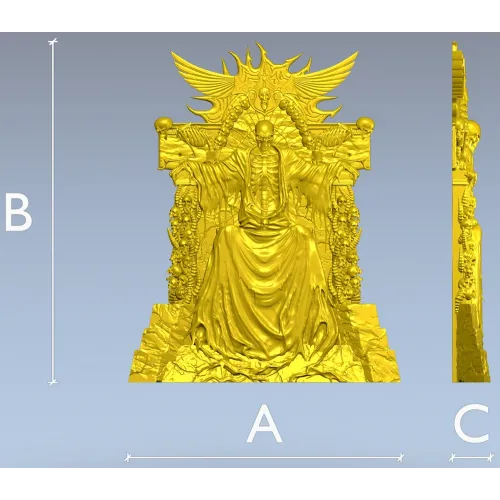 Трон Владыки Костей - 3D модель STL для ЧПУ