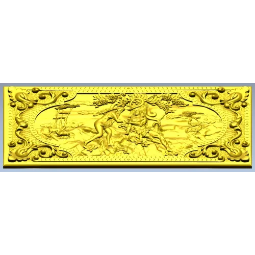 Рельефная панель "Адам и Ева" - STL для ЧПУ