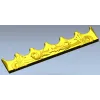 Mermaid Frieze STL - High-Relief Decorative Panel for CNC