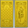 Ренессансные барельефные панели для нард - STL модель для ЧПУ