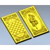 Ренессансные барельефные панели для нард - STL модель для ЧПУ