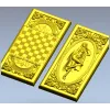 Ренессансные барельефные панели для нард - STL модель для ЧПУ