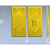 Ренессансные барельефные панели для нард - STL модель для ЧПУ