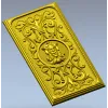 Demonic Medallion Relief Panel - STL 3D model for CNC