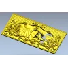 Sunrise Pumpjack decorative panel - STL for CNC