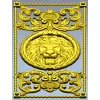 Lion Medallion Decorative Panel - STL 3D Model for CNC