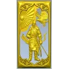 3D панно "Воин и Орёл" - STL для ЧПУ