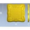 Египетская шахматная доска - 3D модель (STL) для ЧПУ