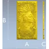 Панно "Владычица перьев" - 3D модель STL для ЧПУ