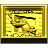 Чорт в окошке - 3D модель STL для ЧПУ