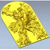 3D модель STL панно "Воздушный вальс" для ЧПУ