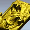 Барельеф "Двуглавый Рык" - 3D модель STL для ЧПУ
