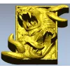 Барельеф "Двуглавый Рык" - 3D модель STL для ЧПУ