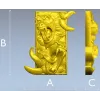 Барельеф "Двуглавый Рык" - 3D модель STL для ЧПУ