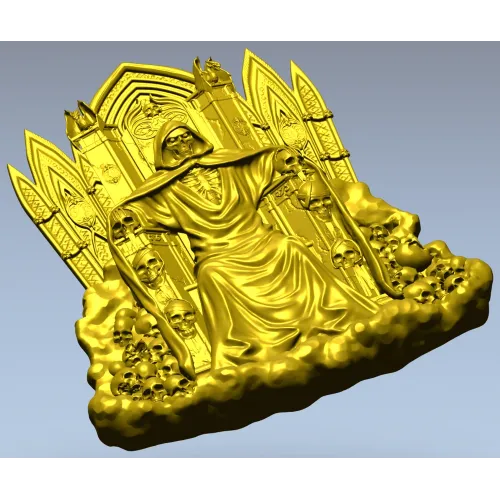 Трон Владыки Смерти - 3D модель STL для ЧПУ