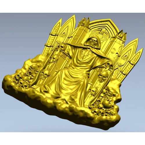Трон Владыки Смерти - 3D модель STL для ЧПУ
