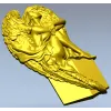 Ангел в раздумьях - 3D модель STL для ЧПУ