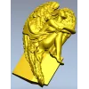 Ангел в раздумьях - 3D модель STL для ЧПУ