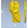 Ангел в раздумьях - 3D модель STL для ЧПУ