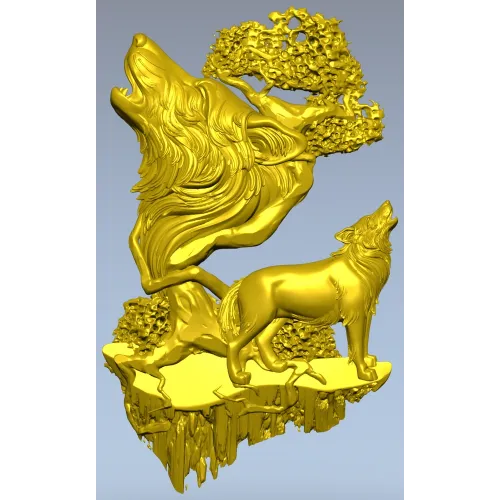 Волчья Симфония - 3D модель STL для ЧПУ