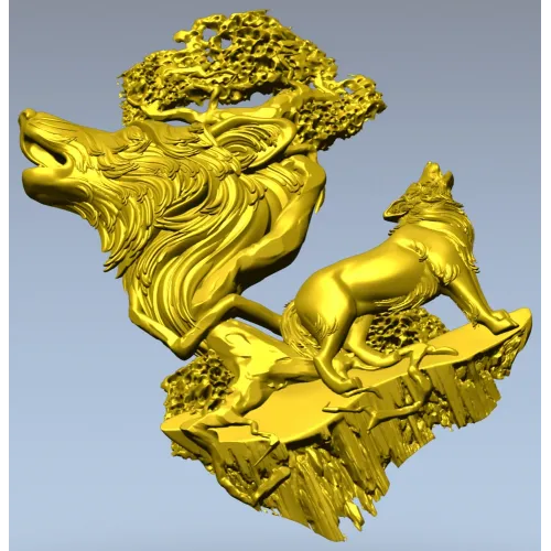 Волчья Симфония - 3D модель STL для ЧПУ