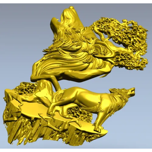 Волчья Симфония - 3D модель STL для ЧПУ
