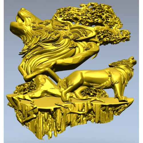 Волчья Симфония - 3D модель STL для ЧПУ