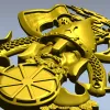 Славянский воин-щитодержатель - 3D модель STL для ЧПУ