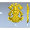 Славянский воин-щитодержатель - 3D модель STL для ЧПУ