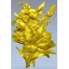 Цветочное панно в рельефе - 3D модель STL для ЧПУ