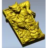 Панно "Ликование демонов" - 3D модель STL для ЧПУ